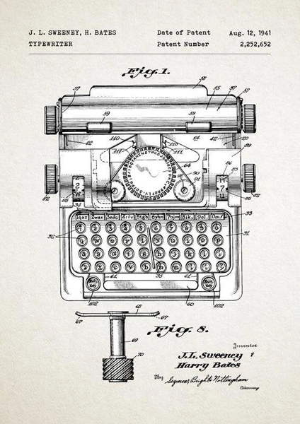 Maszyna Do Pisania PLAKAT