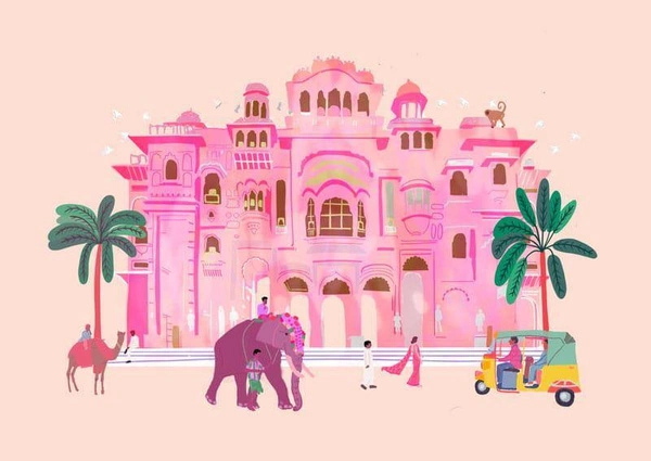 Indie Jaipur PLAKAT