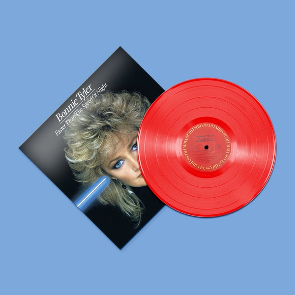 BONNIE TYLER Faster Than the Speed of Night LP RED