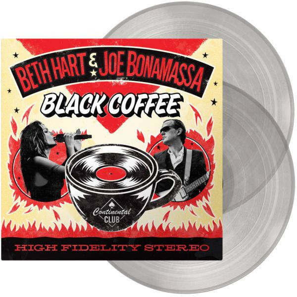BETH HART & JOE BONAMASSA Black Coffee TRANSPARENT 2LP